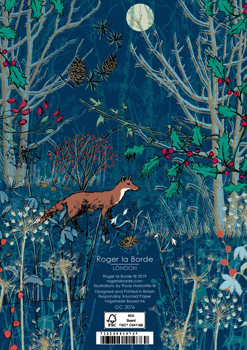 Roger la Borde Winters Tale Advent calendar card featuring artwork by Roger la Borde