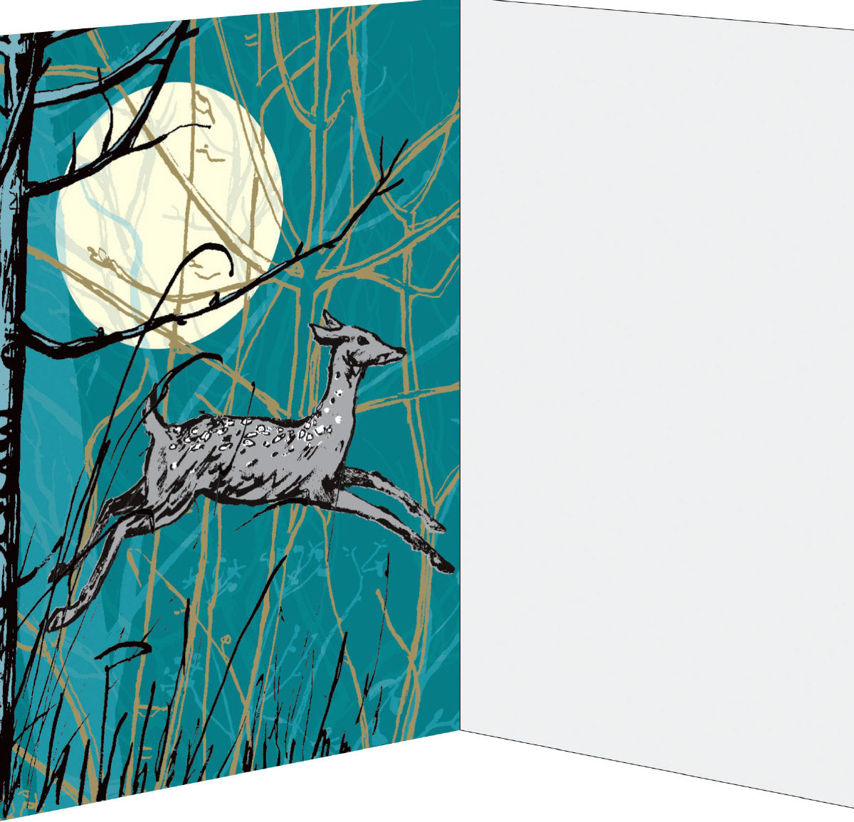 Roger la Borde Winters Tale Advent calendar card featuring artwork by Roger la Borde