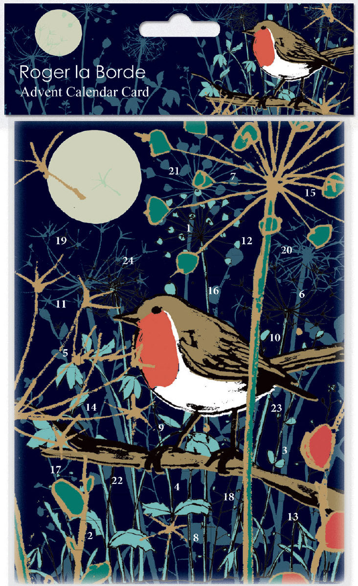 Roger la Borde Winters Tale Advent calendar card featuring artwork by Roger la Borde