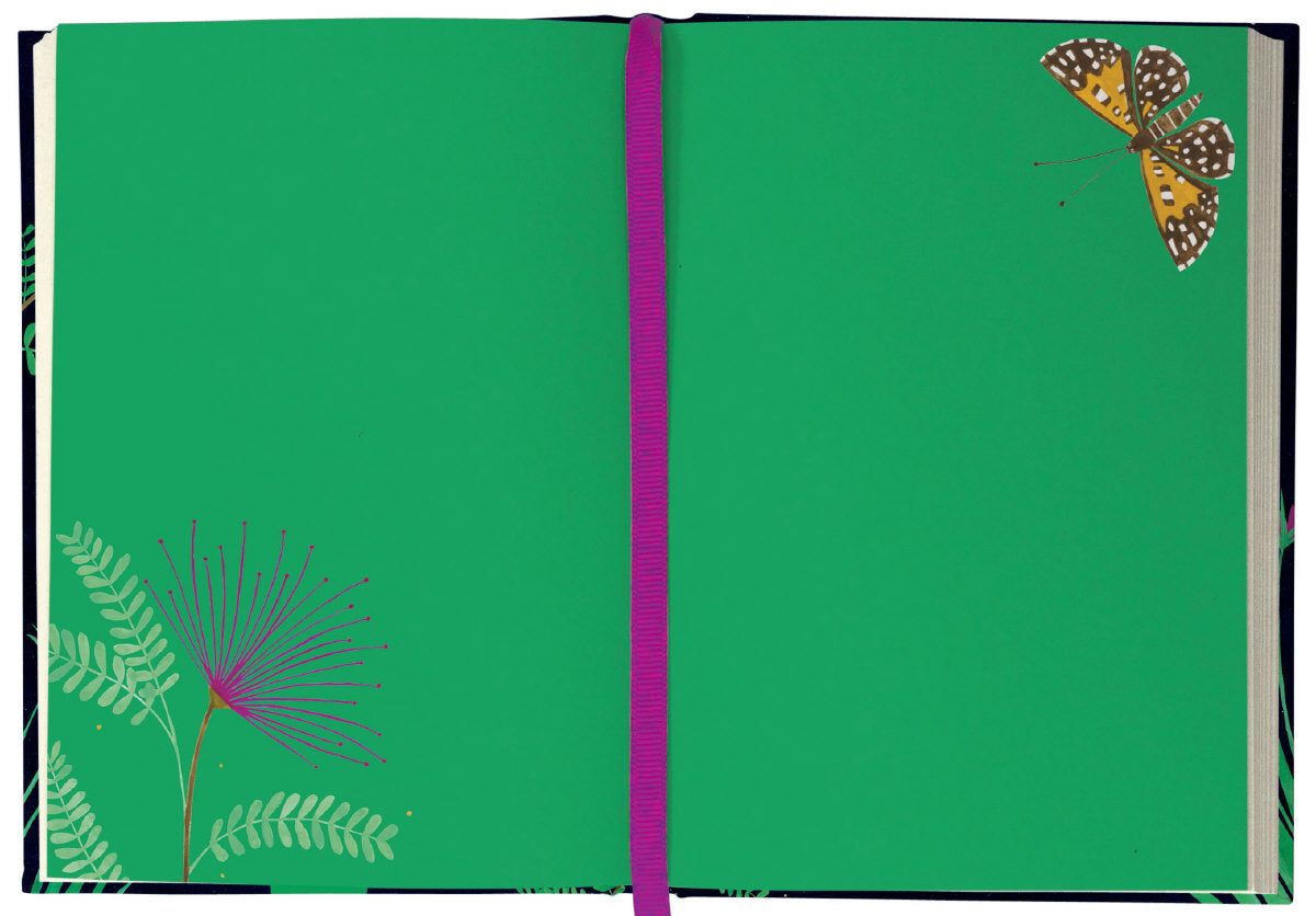 Roger la Borde Night Flower Illustrated Journal featuring artwork by Lara Hawthorne