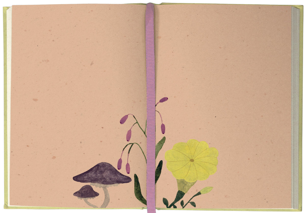 Roger la Borde Flora and Fungi Illustrated Journal featuring artwork by Karolina Ciechanska