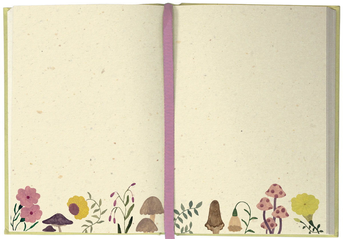 Roger la Borde Flora and Fungi Illustrated Journal featuring artwork by Karolina Ciechanska