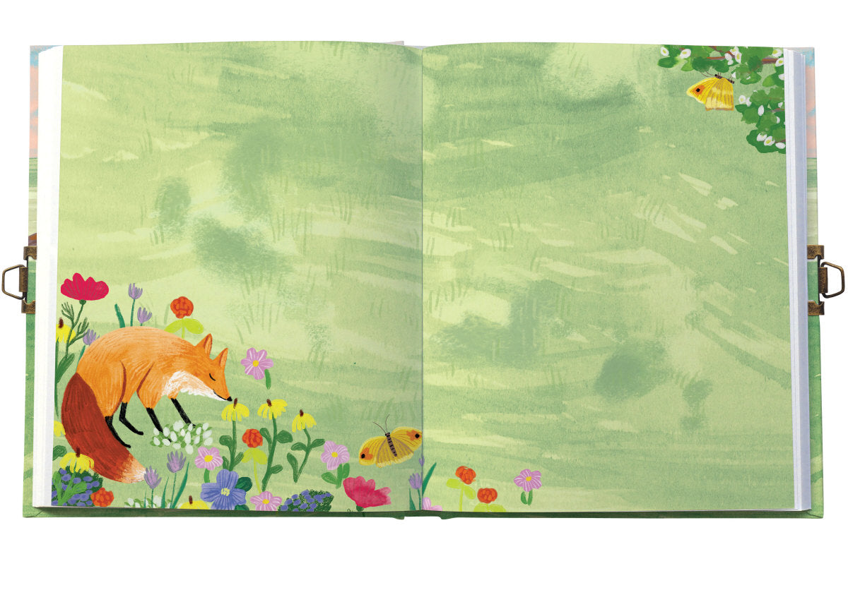 Roger la Borde Meadowland Lockable Journal featuring artwork by Katie Vernon