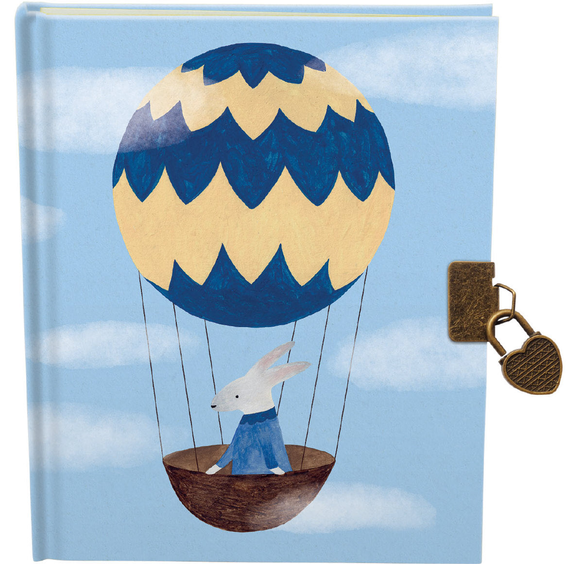 Roger la Borde Flutter and Bloom Lockable Journal featuring artwork by Karolina Ciechanska