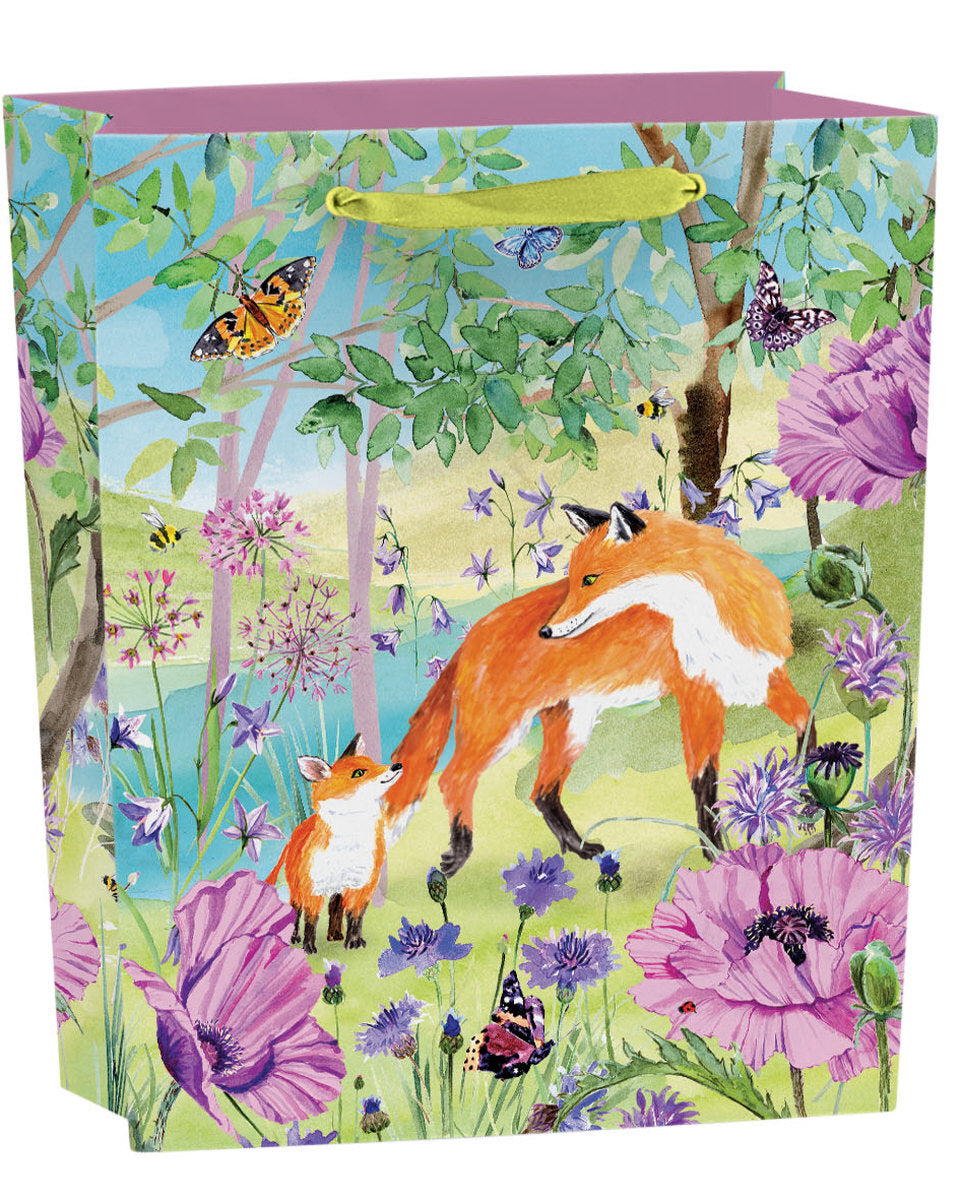 Roger la Borde Sunny and Wild Medium Gift Bag featuring artwork by Fay Ford