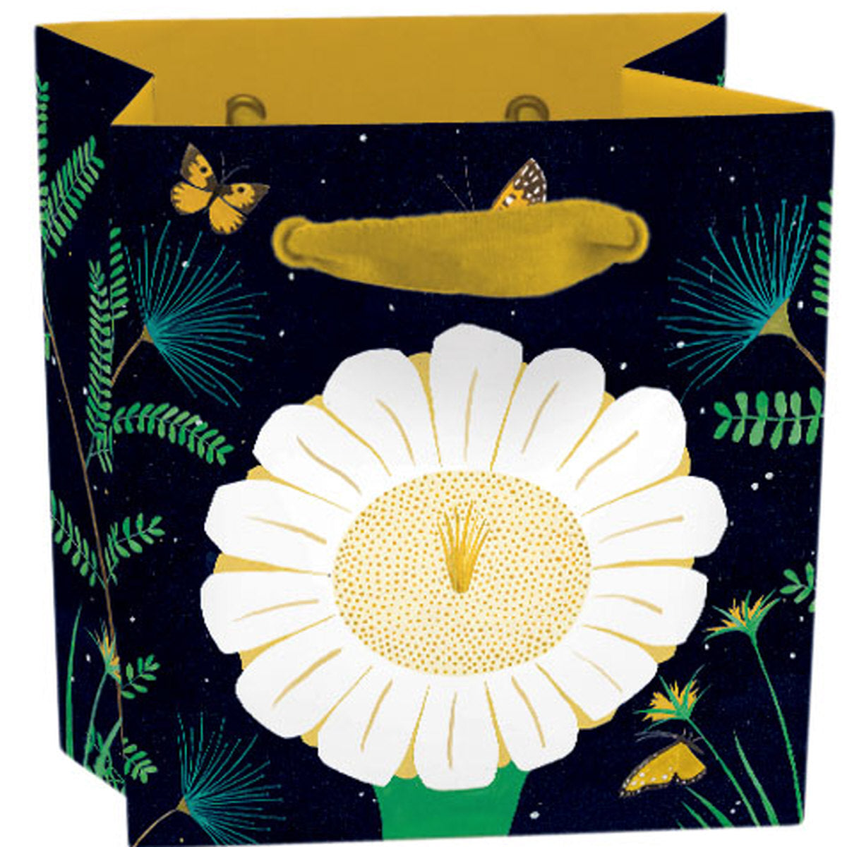Roger la Borde Night Flower Mini Gift Bag featuring artwork by Lara Hawthorne