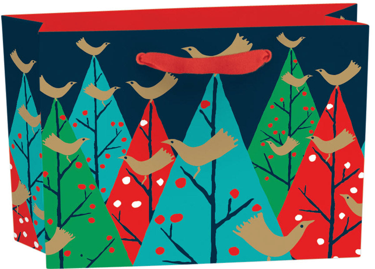 Roger la Borde Brilliant Birds Small Landscape Gift Bag featuring artwork by Roger la Borde