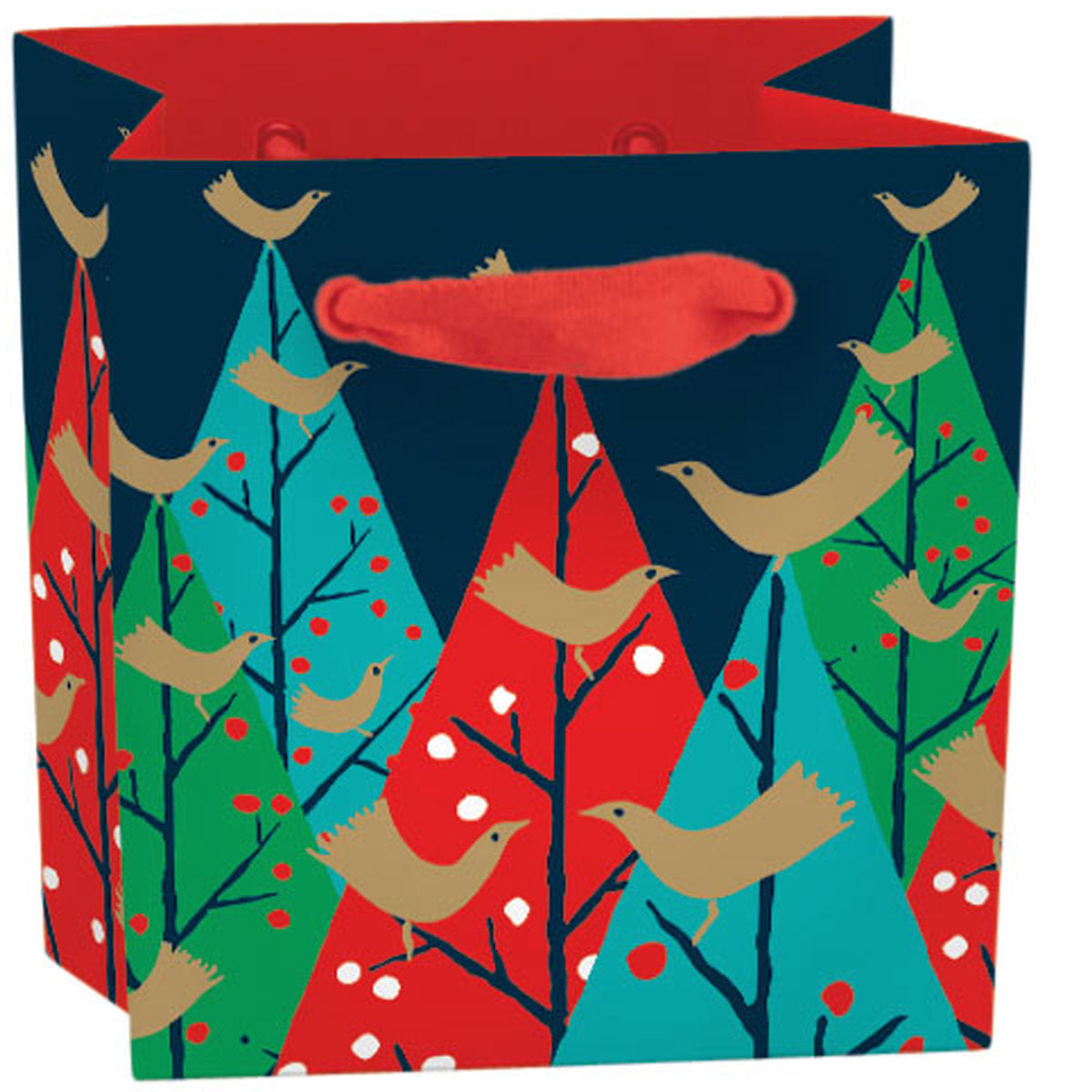 Roger la Borde Brilliant Birds Mini Gift Bag featuring artwork by Roger la Borde