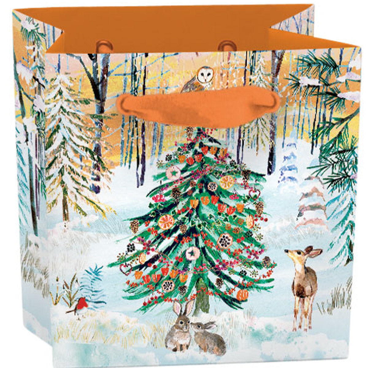 Roger la Borde Wild Winters Song Mini Gift Bag featuring artwork by Fay Ford