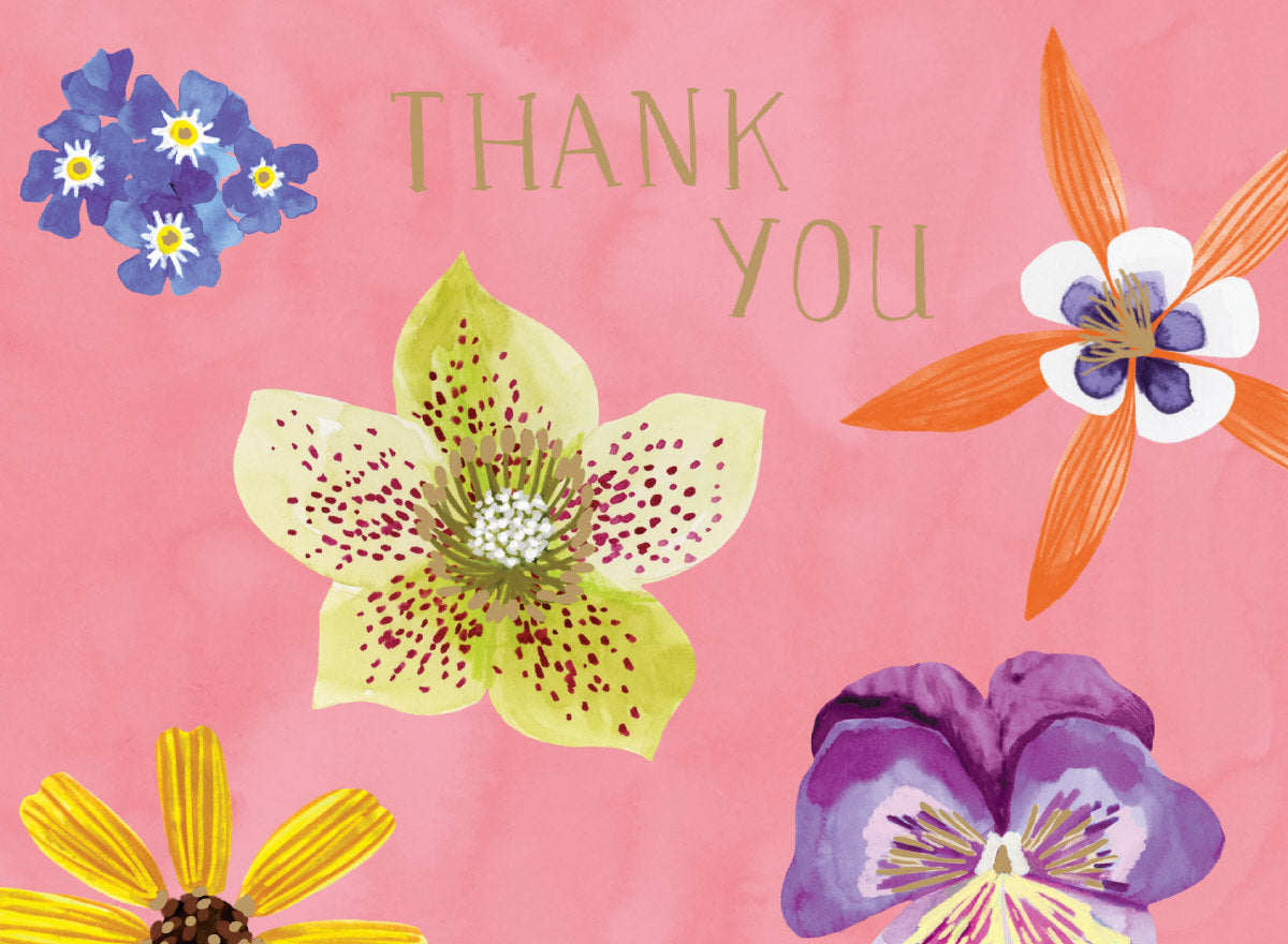 Roger la Borde Floral Supernova Chic Notecard Box featuring artwork by Katie Vernon