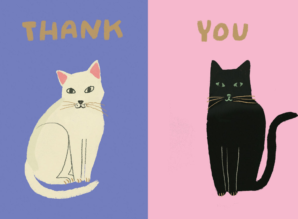 Roger la Borde Cat Etiquette Chic Notecard Box featuring artwork by Anne Bentley