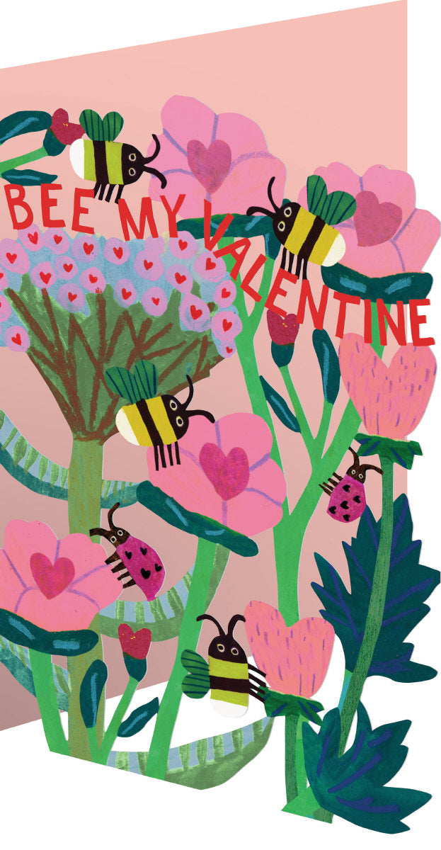 Bees Love Lasercut card single
