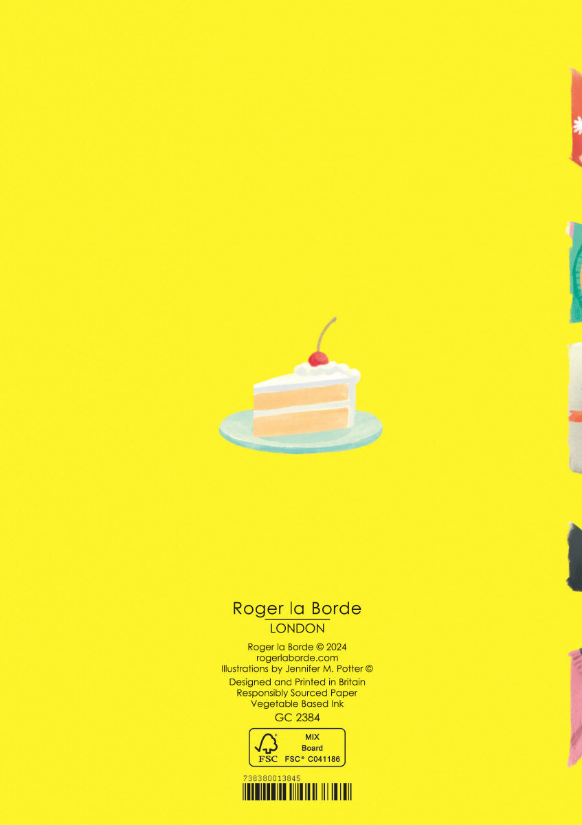 Roger la Borde Menagerie Greeting card featuring artwork by Jennifer M Potter