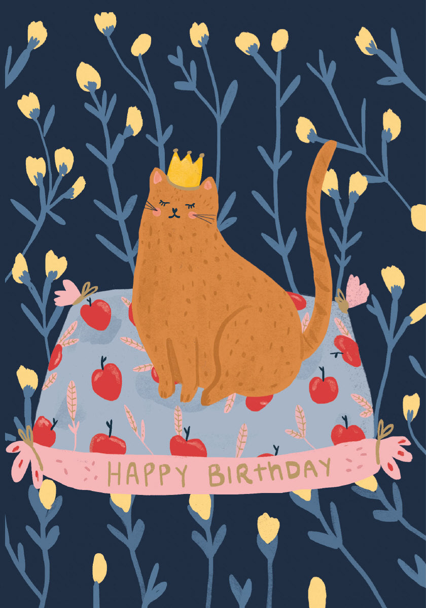 Roger la Borde Cinnamon and Ginger Petite Card featuring artwork by Holly Jolley