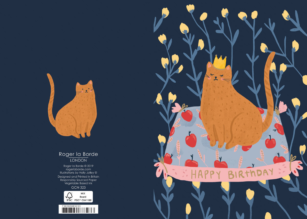 Roger la Borde Cinnamon and Ginger Petite Card featuring artwork by Holly Jolley