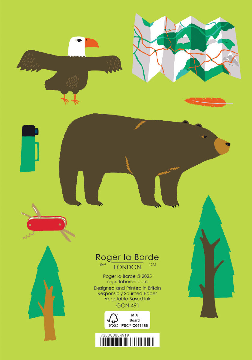 Roger la Borde Bear Mountain Petite Card featuring artwork by Roger la Borde