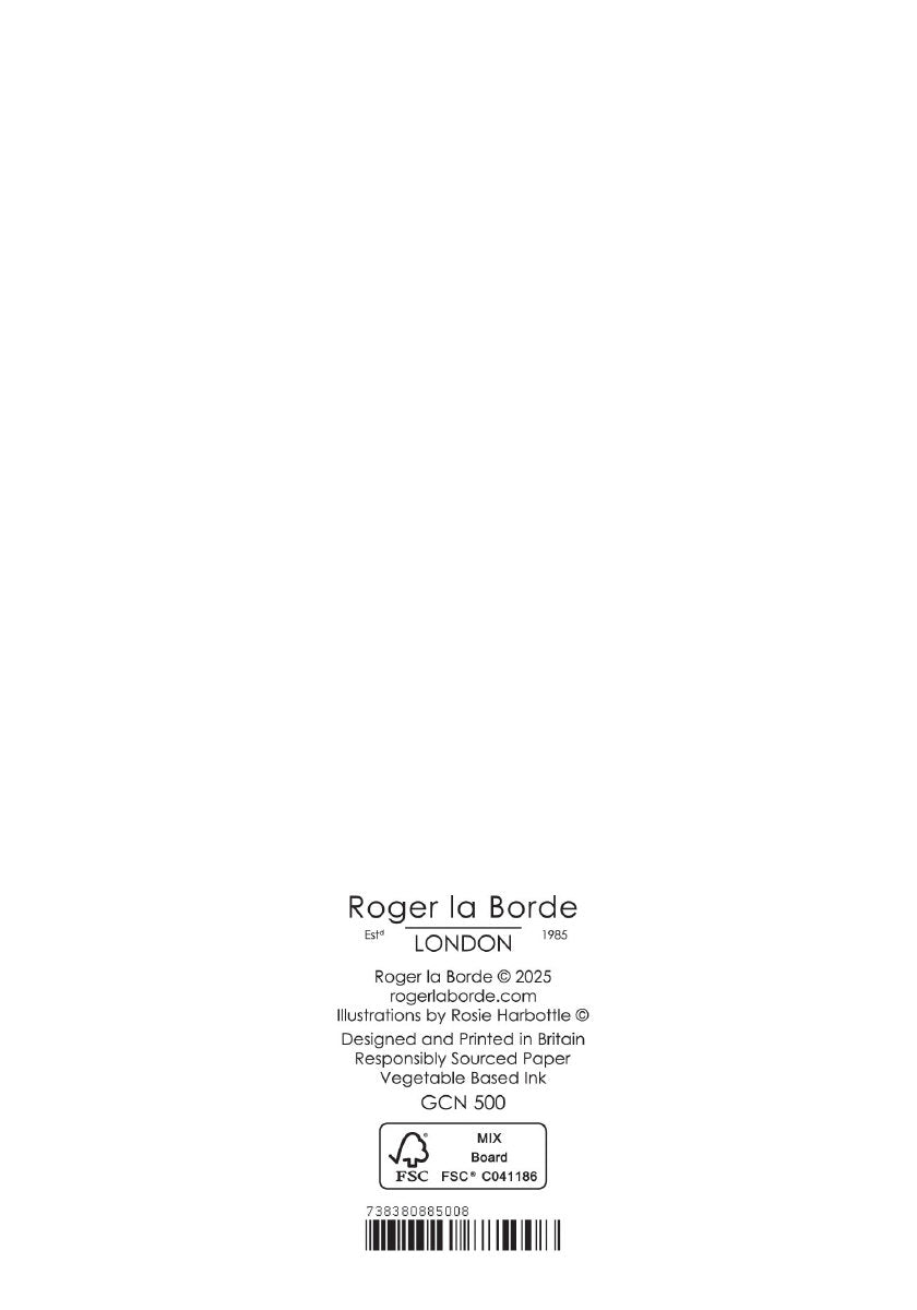Roger la Borde Over the Rainbow Petite Card featuring artwork by Rosie Harbottle