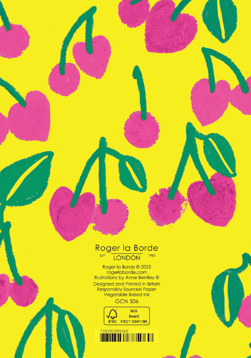 Roger la Borde Cute Fruit Petite Card featuring artwork by Anne Bentley