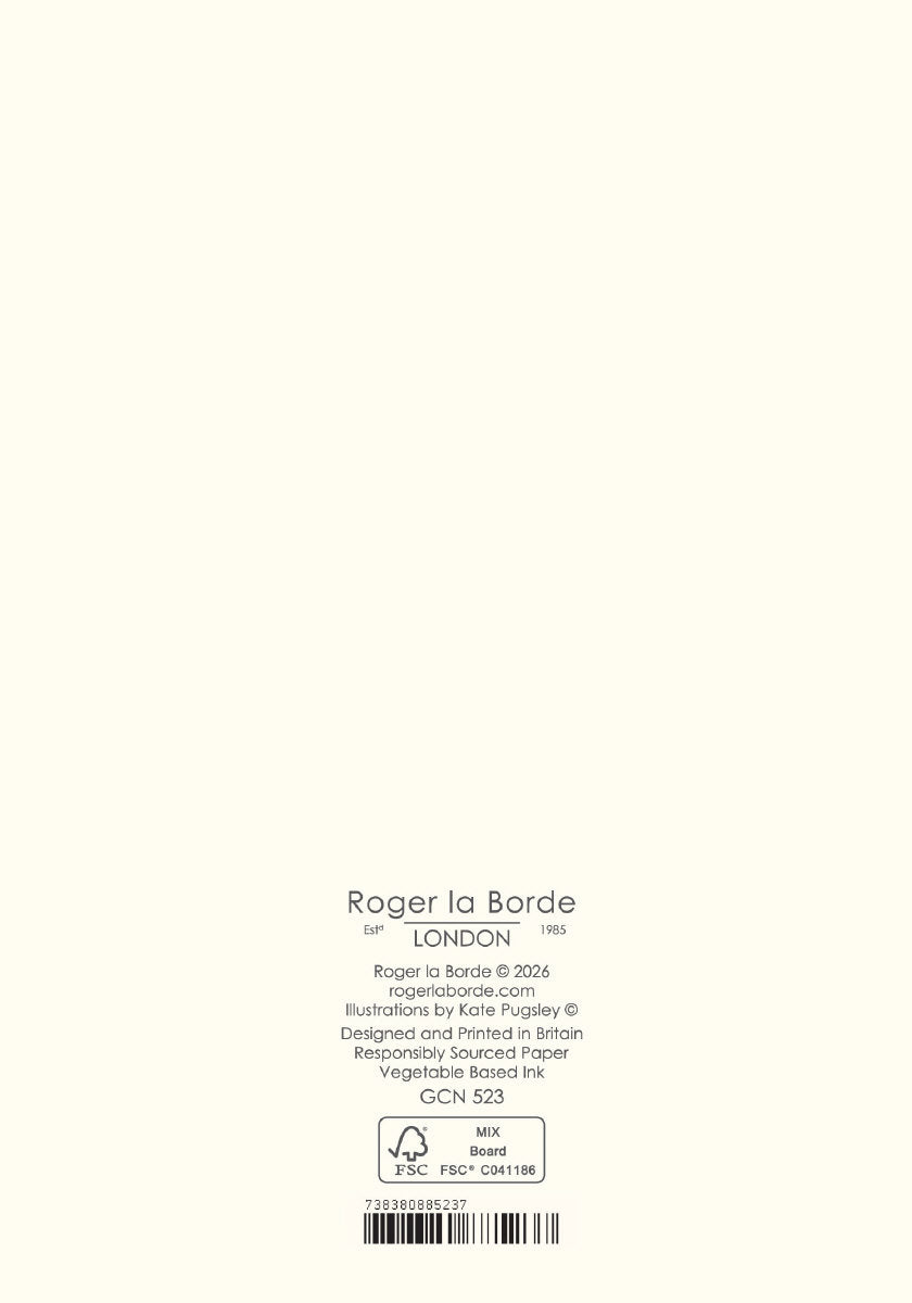 Roger la Borde Chicago School Petite Card featuring artwork by Kate Pugsley