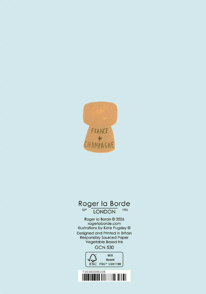 Roger la Borde Chicago School Petite Card featuring artwork by Kate Pugsley