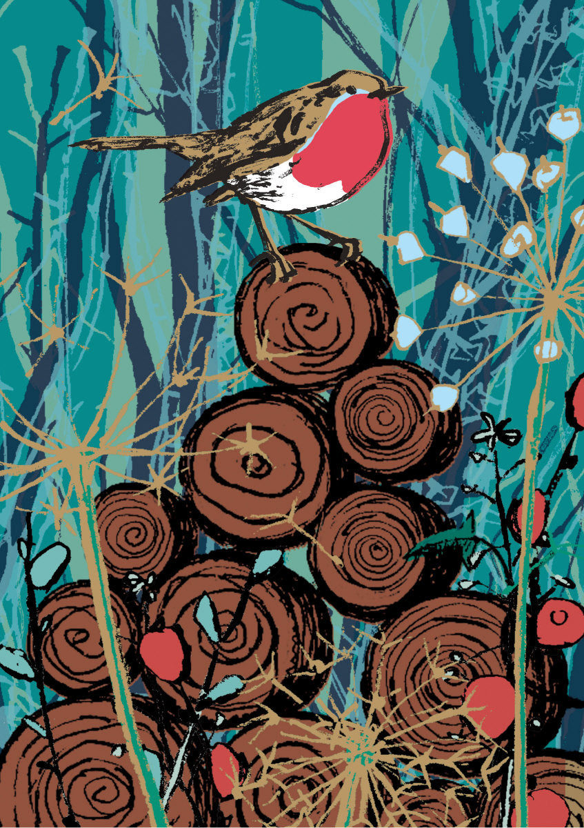 Roger la Borde Winters Tale Standard Card featuring artwork by Roger la Borde