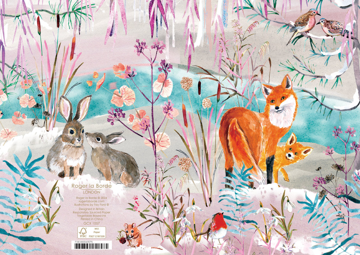 Roger la Borde Wild Winters Song Standard Card featuring artwork by Fay Ford
