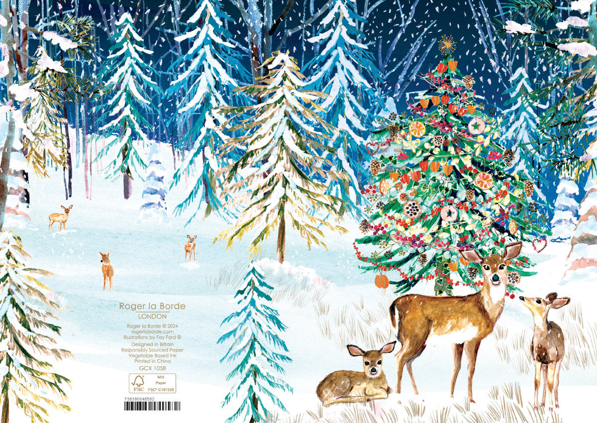 Roger la Borde Wild Winters Song Standard Card featuring artwork by Fay Ford