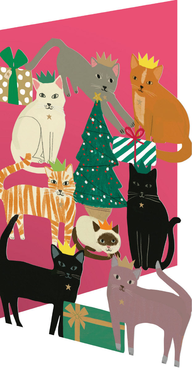 Roger la Borde Chouchou Chat Lasercut Card featuring artwork by Anne Bentley