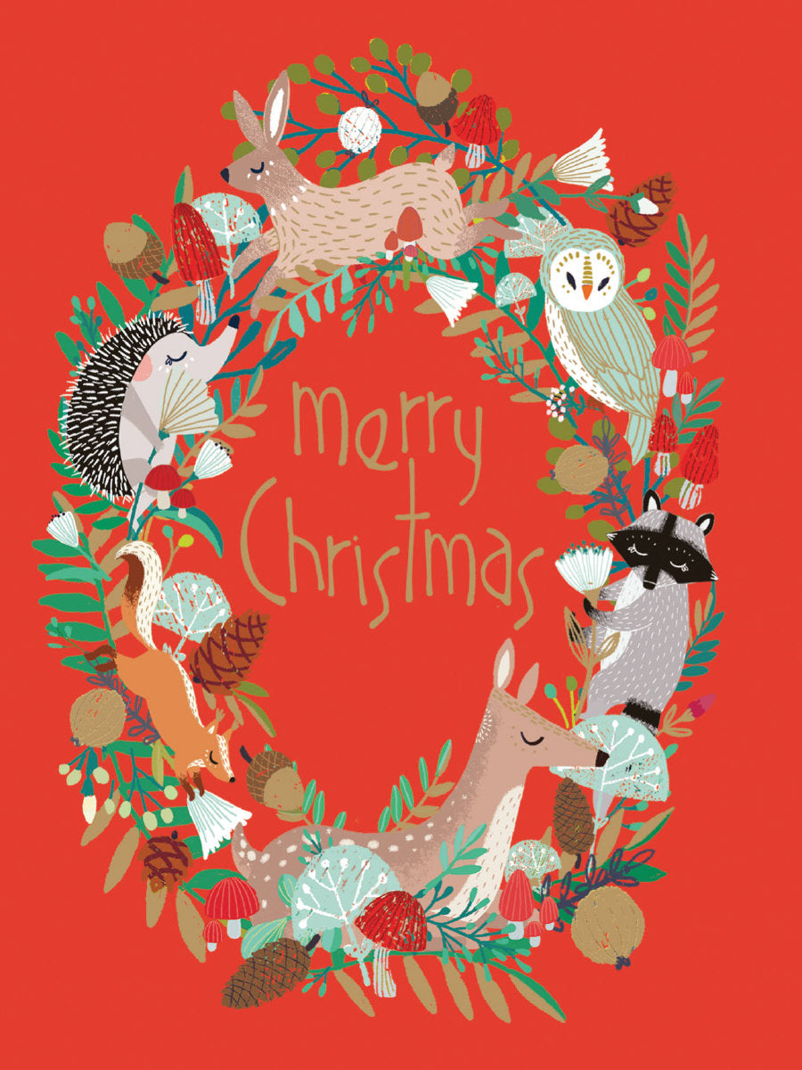 Roger la Borde Snowy Sanctuary Petite Card Pack featuring artwork by Antoana Oreski