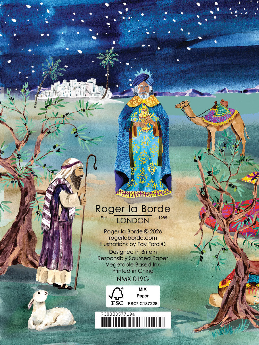 Roger la Borde The Christmas Story Petite Card Pack featuring artwork by Fay Ford