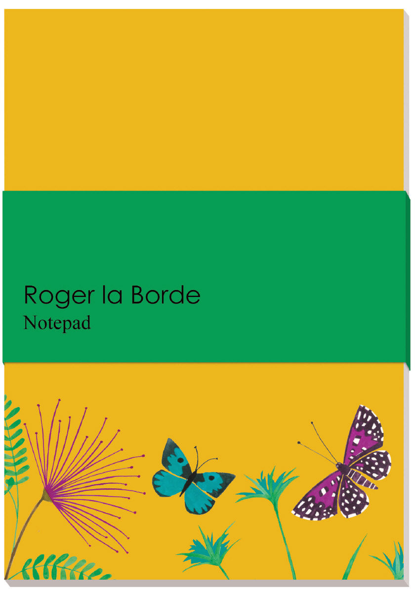 Roger la Borde Night Flower Notepad featuring artwork by Lara Hawthorne