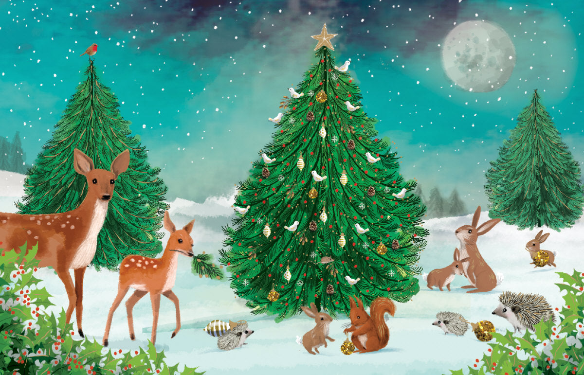 Roger la Borde Heart of the Forest Gold Foil Card Pack featuring artwork by Jane Newland