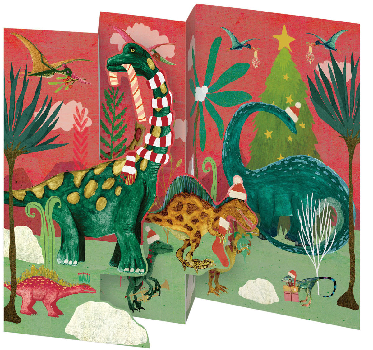 Roger la Borde Epoch Before Xmas Tri-fold Card Pack featuring artwork by Katherine Quinn