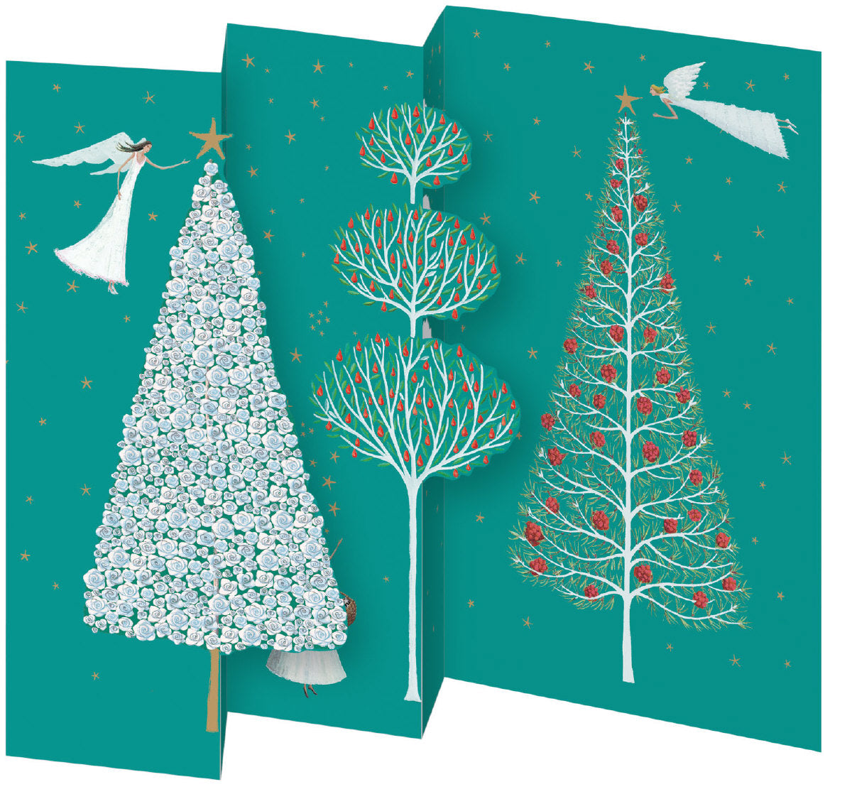 Angels Flying Trees Tri-fold Card Pack pack
