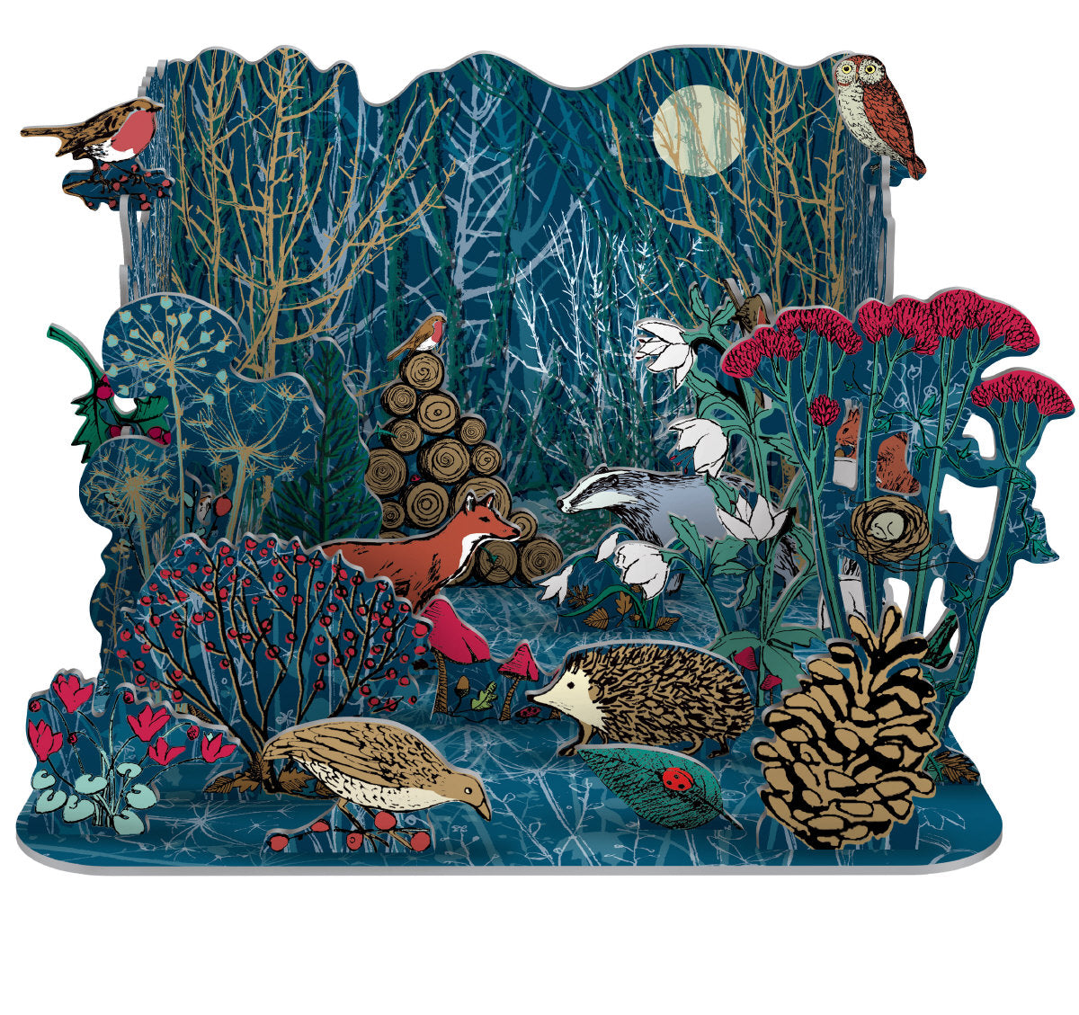 Roger la Borde Winters Tale Pop & Slot Advent Large featuring artwork by Roger la Borde