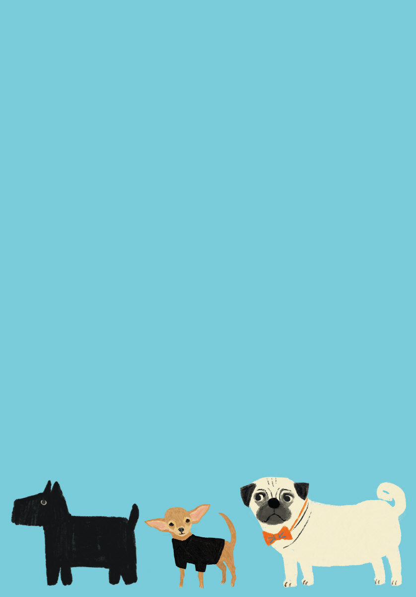 Roger la Borde Prize Pooches Writing paper set featuring artwork by Anne Bentley