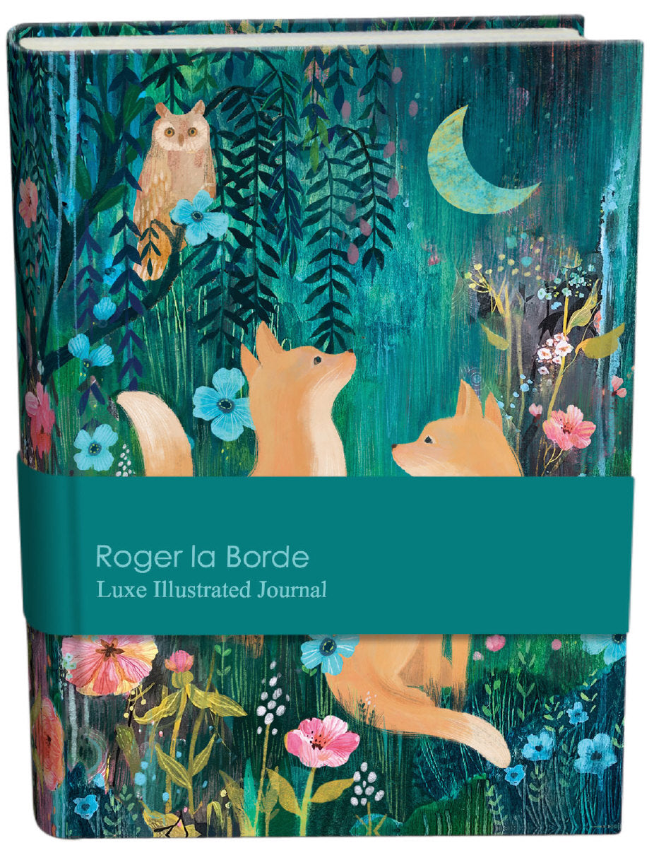 Roger la Borde Moonlit Meadow Illustrated Journal featuring artwork by Kendra Binney