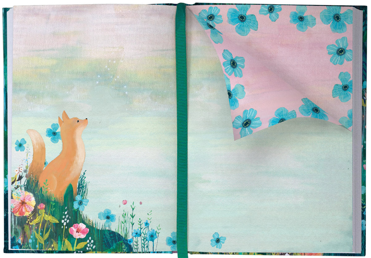 Roger la Borde Moonlit Meadow Illustrated Journal featuring artwork by Kendra Binney