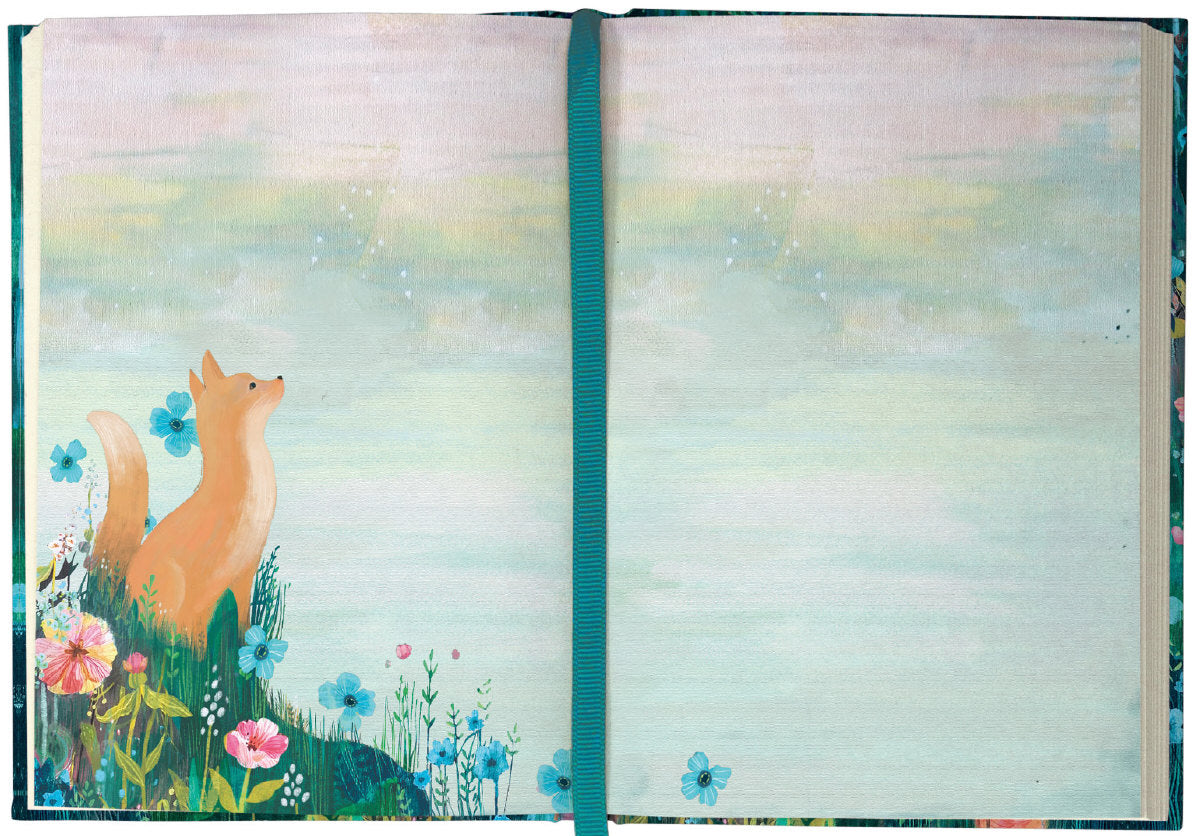 Roger la Borde Moonlit Meadow Illustrated Journal featuring artwork by Kendra Binney