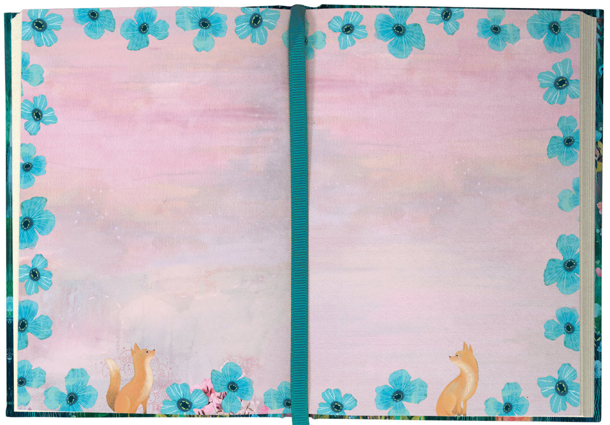 Roger la Borde Moonlit Meadow Illustrated Journal featuring artwork by Kendra Binney