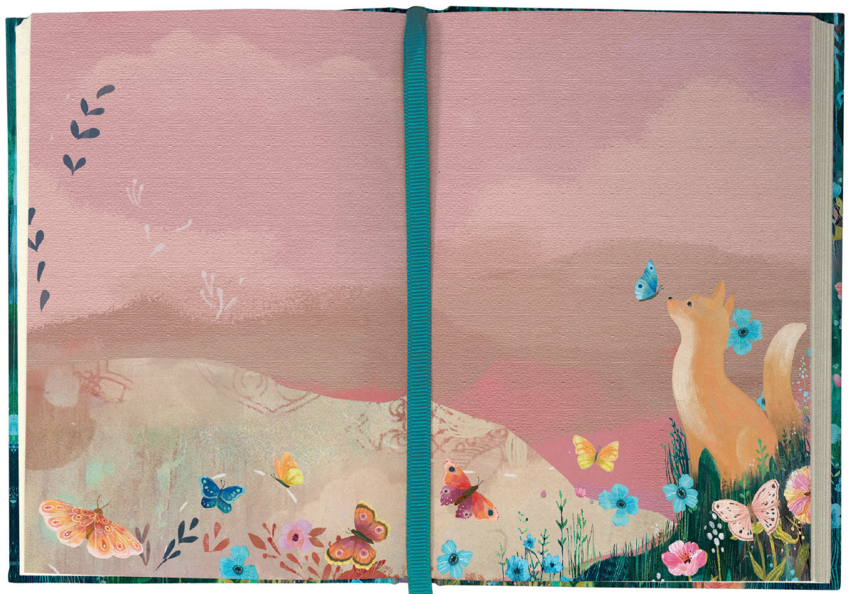 Roger la Borde Moonlit Meadow Illustrated Journal featuring artwork by Kendra Binney