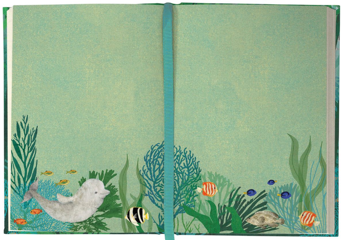 Roger la Borde Whale Song Illustrated Journal featuring artwork by Katherine Quinn