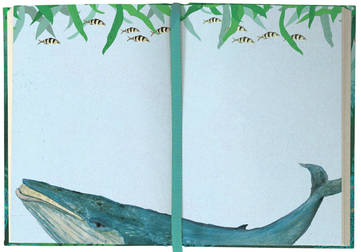 Roger la Borde Whale Song Illustrated Journal featuring artwork by Katherine Quinn