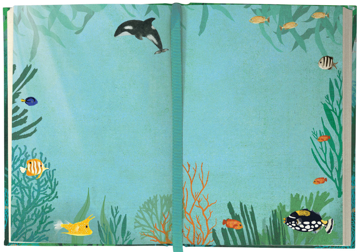 Roger la Borde Whale Song Illustrated Journal featuring artwork by Katherine Quinn
