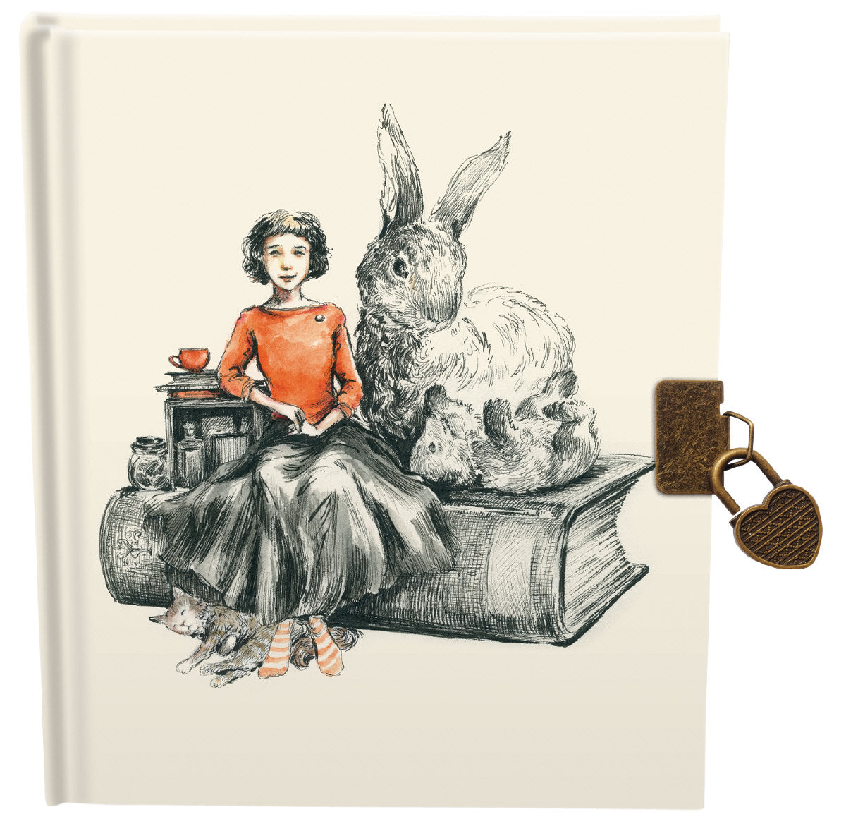 Roger la Borde Mondoodle Lockable notebook featuring artwork by Elise Hurst