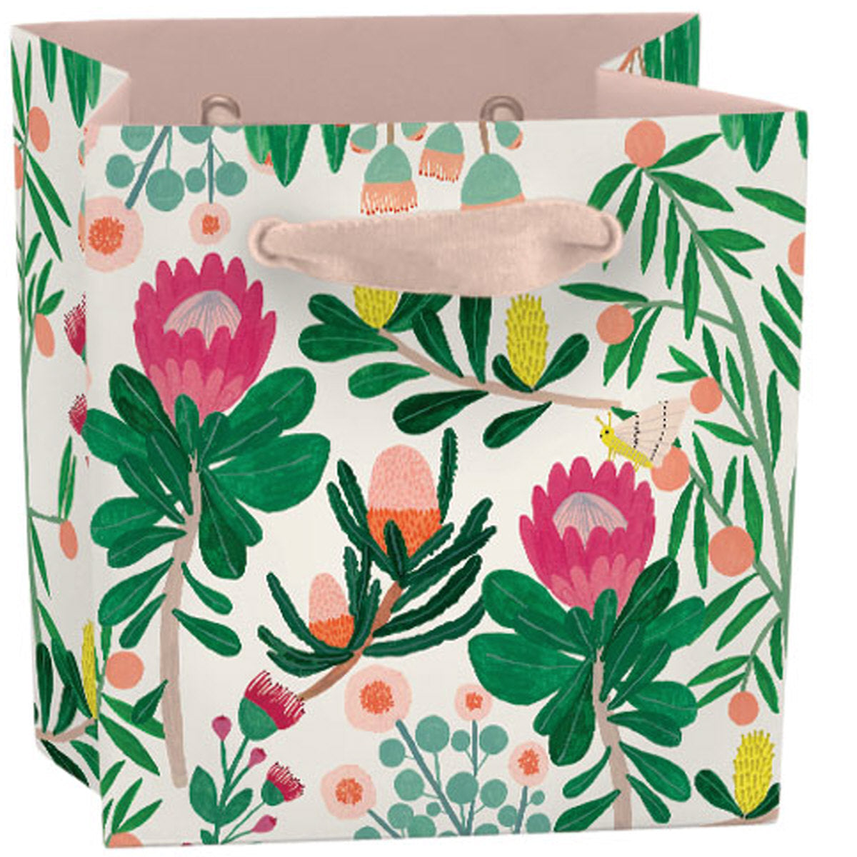 Roger la Borde King Protea Gift bag : mini featuring artwork by Kate Pugsley