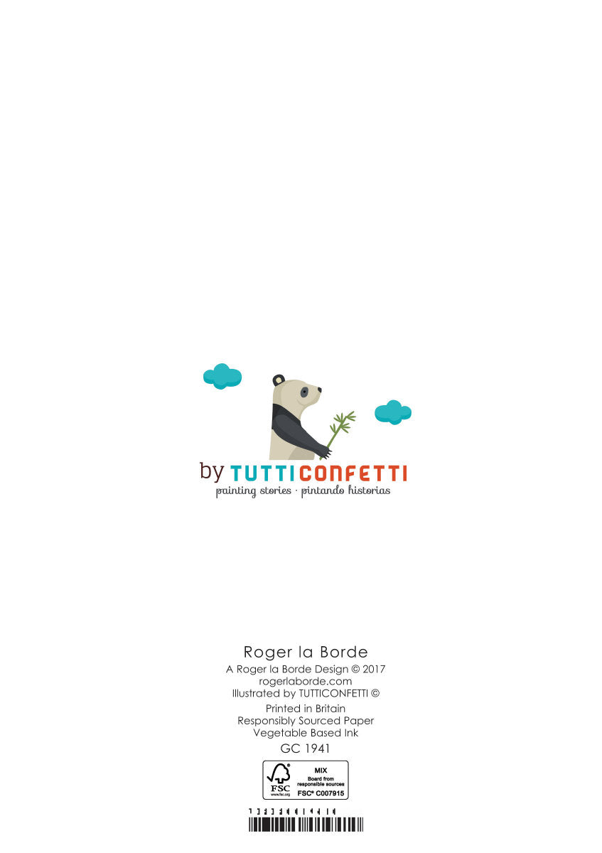 Roger la Borde Tutti Confetti Standard card featuring artwork by Tutticonfetti