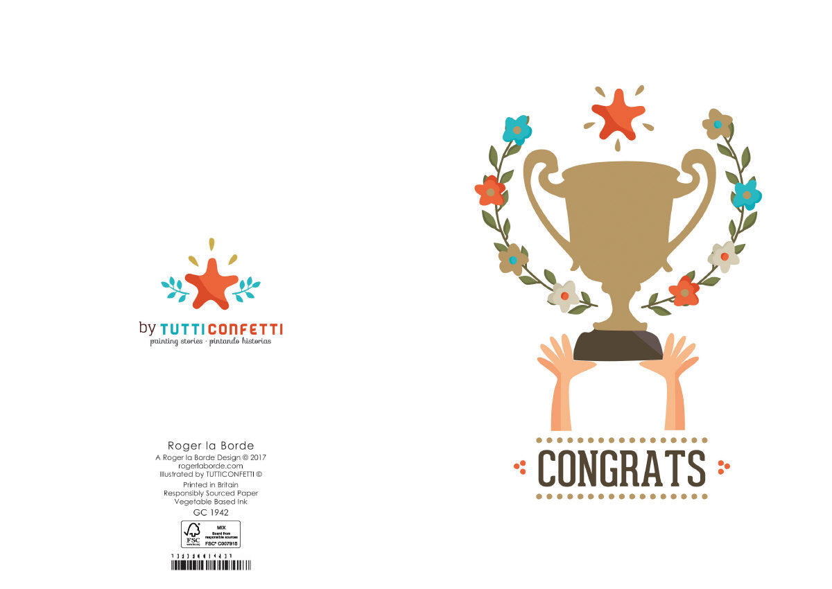 Roger la Borde Tutti Confetti Standard card featuring artwork by Tutticonfetti