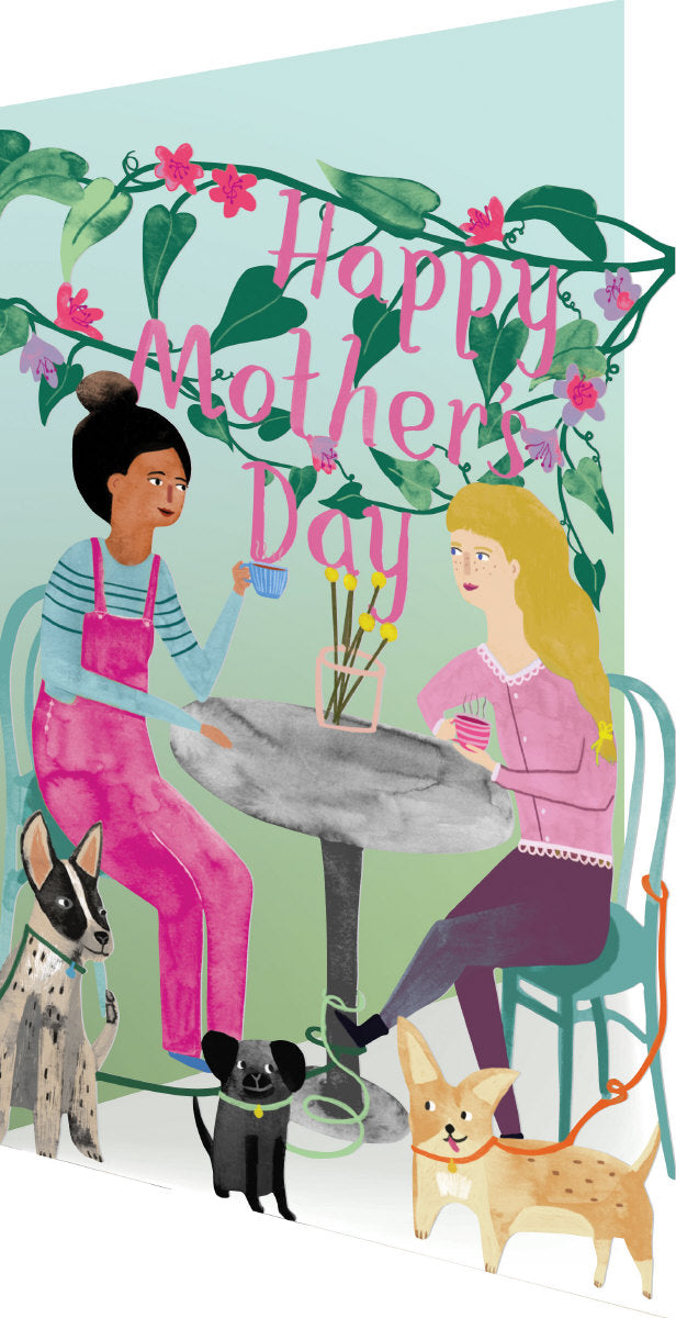 Roger la Borde Somewhere Lasercut card featuring artwork by Katie Vernon