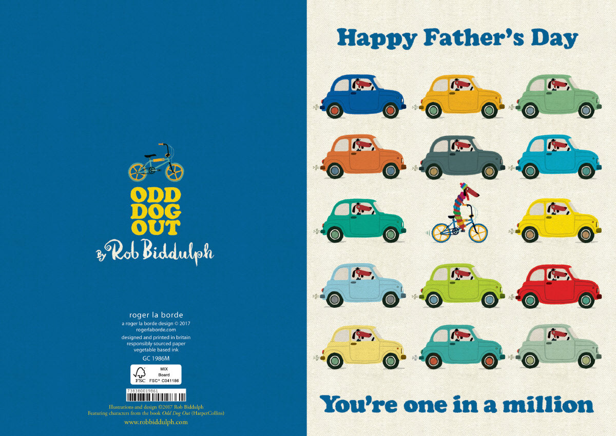 Roger la Borde Odd Dog Out Standard card featuring artwork by Rob Biddulph